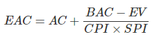 EAC Formula