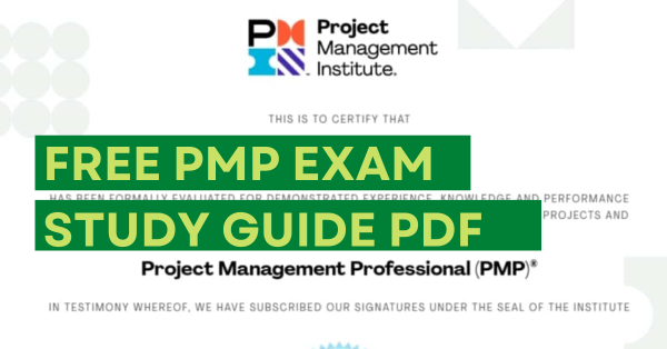 pmp study guide pdf