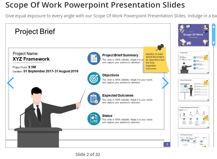 Scope of work Template