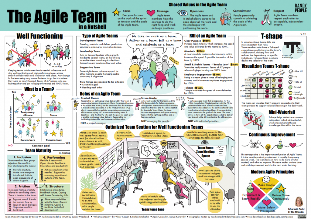 the agile team structure