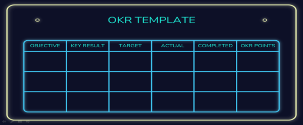 OKR Planning Template - PPT 2