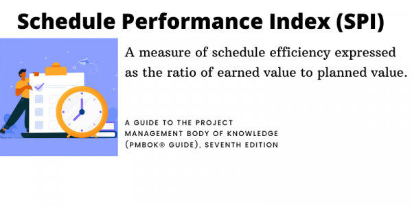 Schedule Performance Index Definition