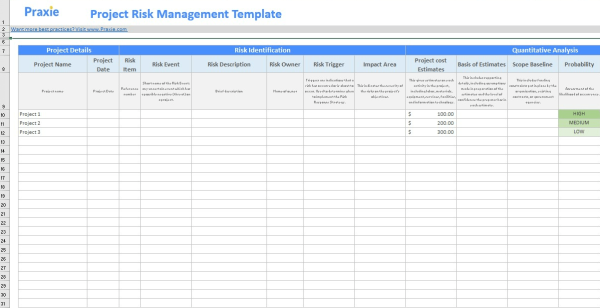 Risk Management Online Tool - Praxie