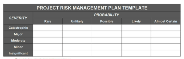 Risk Management Template - Excel 7