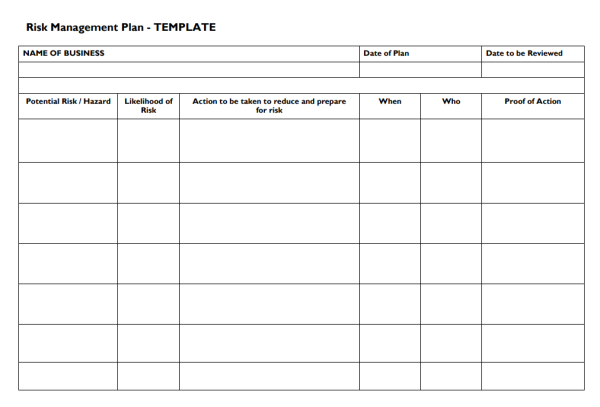 Risk Management Template - PDF 3