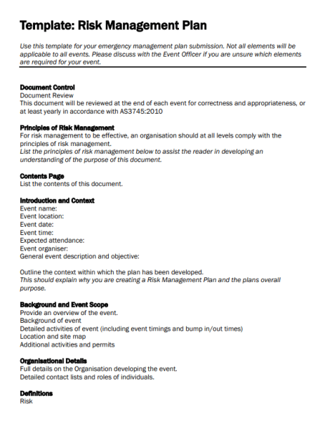 Risk Management Template - PDF 6