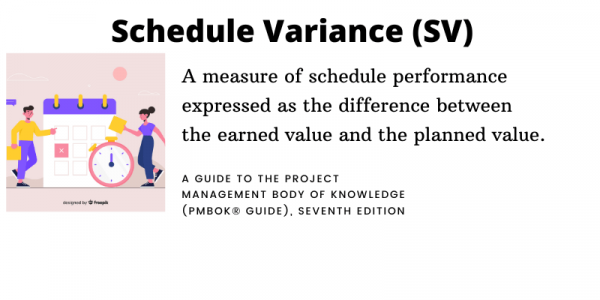 Schedule Variance Definition 