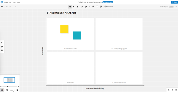 Stakeholder Analysis Tool - Conceptboard