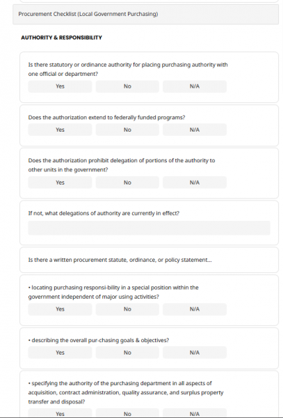 free procurement audit template online