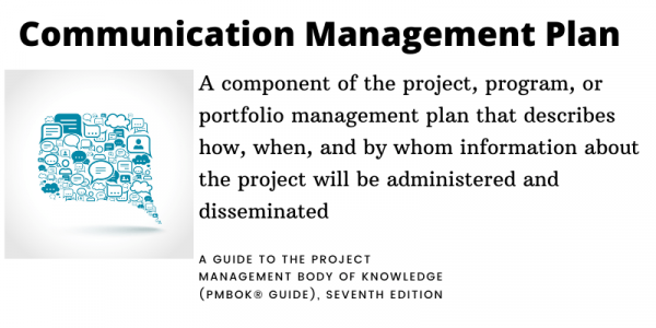 Communication Management Plan Definition