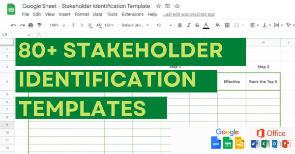 stakeholder identification templates