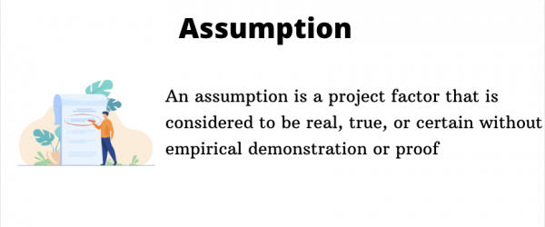 Assumption in project management