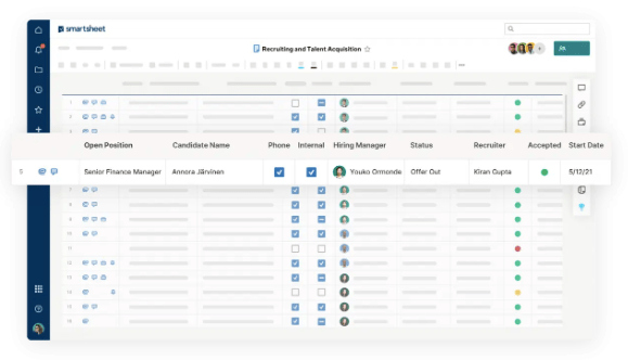 Task Planning (Smartsheet)