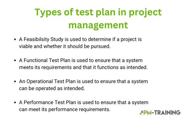 Test Plan in project management