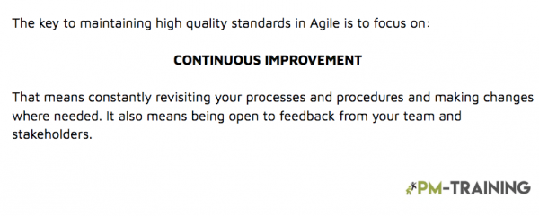 Agile Team Requirement