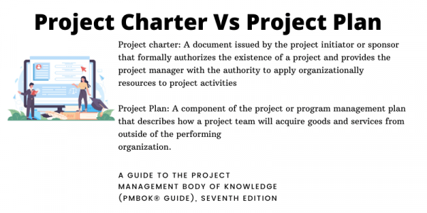 Project Charter Vs Project Plan