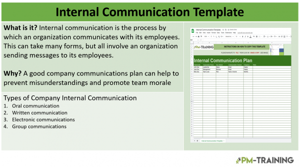 internal communication template