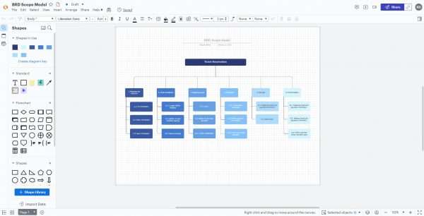 Agile Business Requirements Document Tool - LucidChart