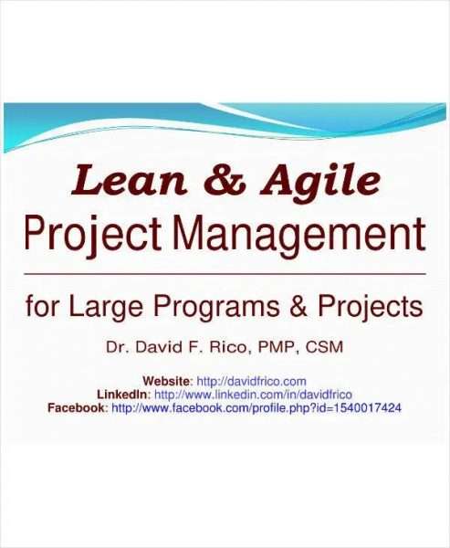 Agile Project Plan - Lean and Agile Project Management Plan Sample