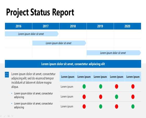 Agile Status Report Template PPT 3