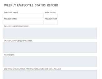 Agile Status Report Template Word 3