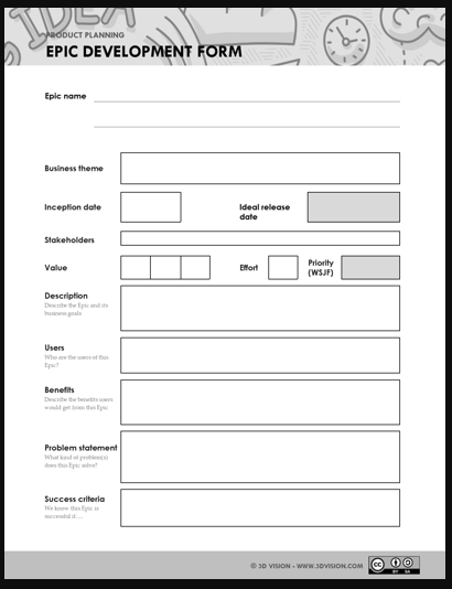 Epic form template 5dvision