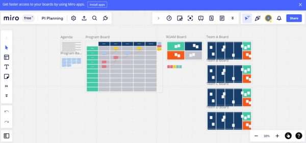 PI Planning - Miro