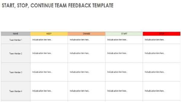 Start Stop Template Excel