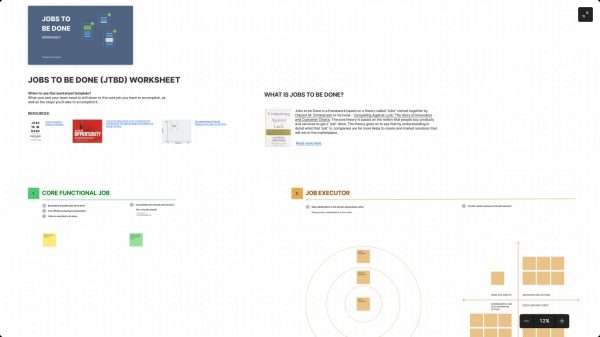 Jobs To Be Done (JTBD) - Worksheet