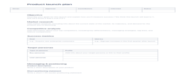 Product Launch Plan Template - PDF 1