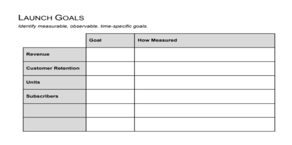 Product Launch Plan Template - PDF 2