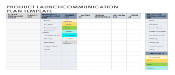 Product Launch Plan Template - Word 2