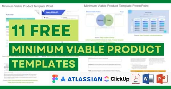 11 x Minimum Viable Product Templates