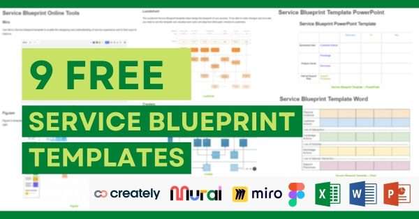 9 X Service Blueprint Template