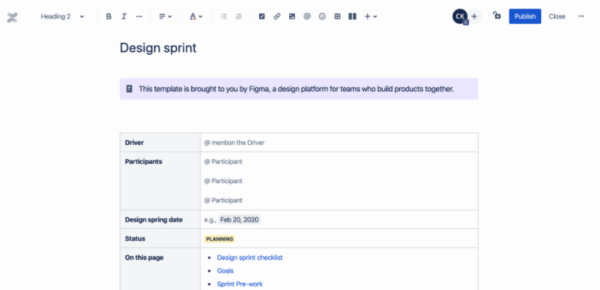 Design Sprint Template - Confluence