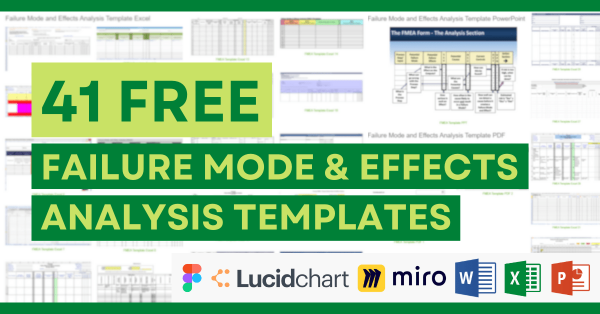 41 x Failure Mode and Effects Analysis Templates