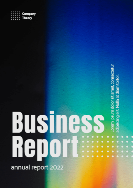 Business Report Template PDF 2