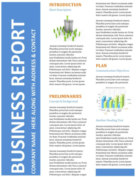 Business Report Template - Word 4