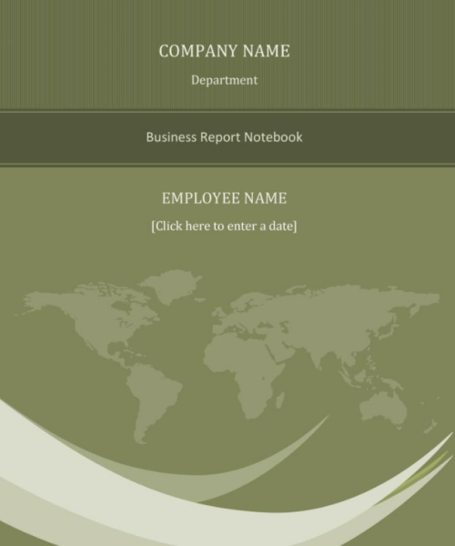 Business Report Template Word 6