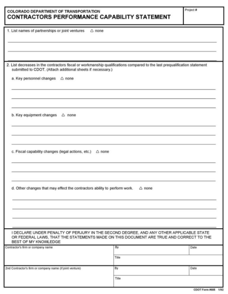 Capability Statement Template Word 2