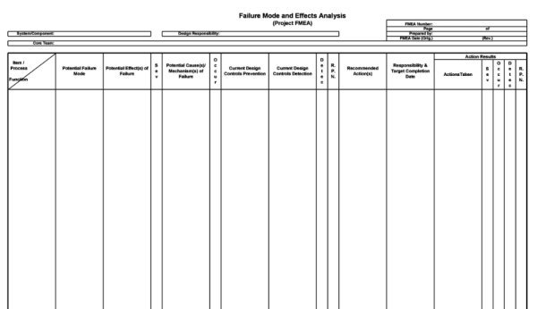 FMEA Template Excel 15