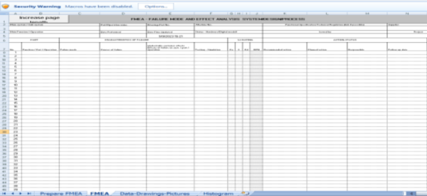 FMEA Template Excel 7