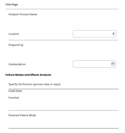 FMEA Template PDF 1