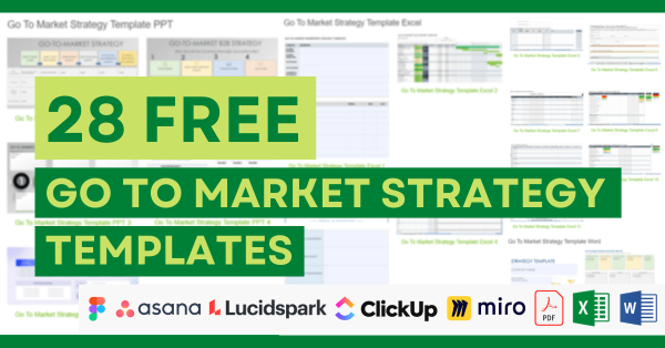 28 x Go To Market Strategy Template