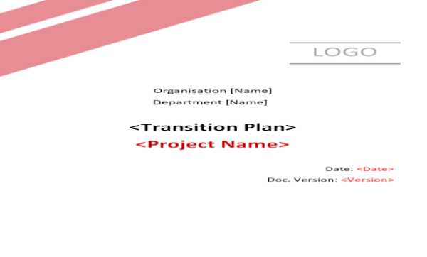 Business Transition Plan Template Word 3