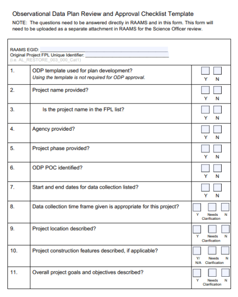 Data Quality Checklist Template PDF 10