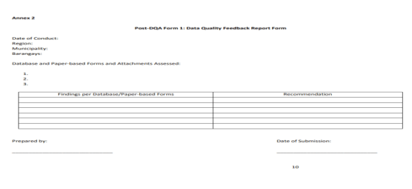 Data Quality Checklist Template PDF 13