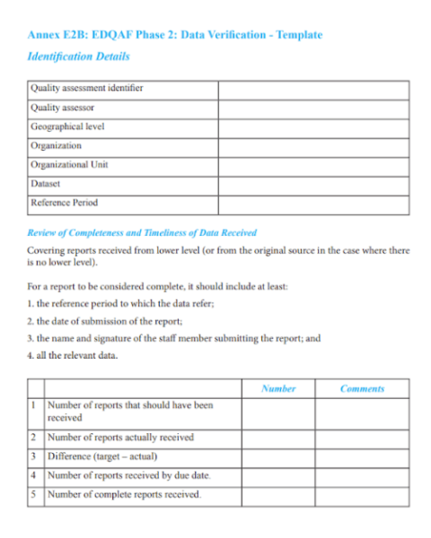 Data Quality Checklist Template PDF 14