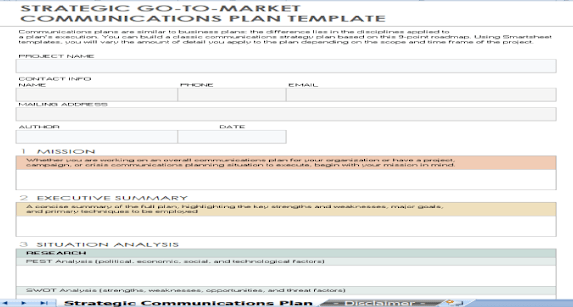 Go To Market Strategy Template Excel 6