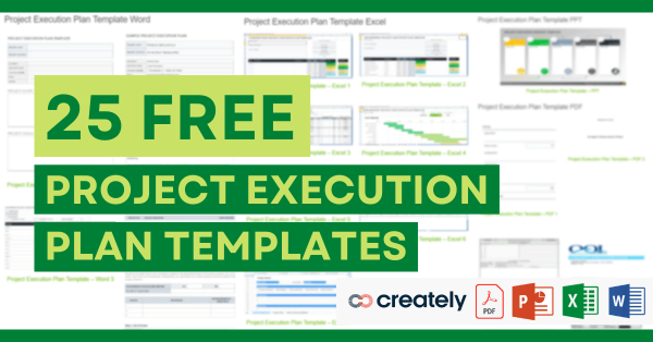 25 x Project Execution Plan Template